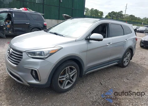 2018 Hyundai Santa Fe Limited Ultimate из США, поврежденный, VIN KM8SR4HF2JU257827